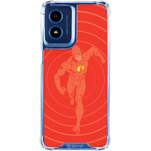 DC Comics The Flash Classic Art Pose Moto G 5G (2024) Clear Case